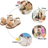 image:imageFelix amp Flora Toddler Girl Sandals Open Toe Dress Flats for Parties WeddingsBc207dark Nude