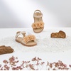 image:imageFelix amp Flora Toddler Girl Sandals Open Toe Dress Flats for Parties WeddingsBc207dark Nude