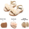 image:imageFelix amp Flora Toddler Girl Sandals Open Toe Dress Flats for Parties WeddingsBc207gold