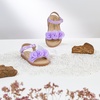 image:imageFelix amp Flora Toddler Girl Sandals Open Toe Dress Flats for Parties WeddingsBc207purple