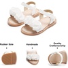 image:imageFelix amp Flora Toddler Girl Sandals Open Toe Dress Flats for Parties WeddingsBc207white