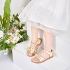 image:imageFelix amp Flora Toddler Girl Sandals Open Toe Dress Flats for Parties WeddingsBc245gold
