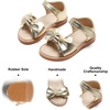 image:imageFelix amp Flora Toddler Girl Sandals Open Toe Dress Flats for Parties WeddingsBc245gold