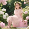 image:imageFelix amp Flora Toddler Girl Sandals Open Toe Dress Flats for Parties WeddingsBc245s Dark Nude