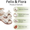 image:imageFelix amp Flora Toddler Girl Sandals Open Toe Dress Flats for Parties WeddingsBc245s Ivory White