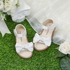 image:imageFelix amp Flora Toddler Girl Sandals Open Toe Dress Flats for Parties WeddingsBc245s White