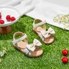 image:imageFelix amp Flora Toddler Girl Sandals Open Toe Dress Flats for Parties WeddingsBc252fl Beige