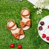 image:imageFelix amp Flora Toddler Girl Sandals Open Toe Dress Flats for Parties WeddingsBc252fl Brown