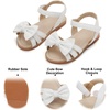 image:imageFelix amp Flora Toddler Girl Sandals Open Toe Dress Flats for Parties WeddingsBc252white