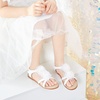 image:imageFelix amp Flora Toddler Girl Sandals Open Toe Dress Flats for Parties WeddingsBc254white