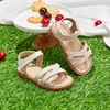 image:imageFelix amp Flora Toddler Girl Sandals Open Toe Dress Flats for Parties WeddingsBc266beige