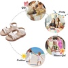 image:imageFelix amp Flora Toddler Girl Sandals Open Toe Dress Flats for Parties WeddingsBc266beige