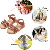 image:imageFelix amp Flora Toddler Girl Sandals Open Toe Dress Flats for Parties WeddingsBc266brown