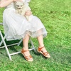 image:imageFelix amp Flora Toddler Girl Sandals Open Toe Dress Flats for Parties WeddingsBc266brown