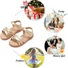 image:imageFelix amp Flora Toddler Girl Sandals Open Toe Dress Flats for Parties WeddingsBc266gold
