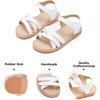 image:imageFelix amp Flora Toddler Girl Sandals Open Toe Dress Flats for Parties WeddingsBc266white