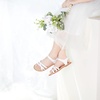 image:imageFelix amp Flora Toddler Girl Sandals Open Toe Dress Flats for Parties WeddingsBc266white