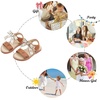 image:imageFelix amp Flora Toddler Girl Sandals Open Toe Dress Flats for Parties WeddingsBc283brown