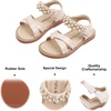 image:imageFelix amp Flora Toddler Girl Sandals Open Toe Dress Flats for Parties WeddingsBc284nude