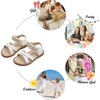 image:imageFelix amp Flora Toddler Girl Sandals Open Toe Dress Flats for Parties WeddingsBc284white