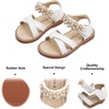 image:imageFelix amp Flora Toddler Girl Sandals Open Toe Dress Flats for Parties WeddingsBc284white