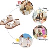 image:imageFelix amp Flora Toddler Girl Sandals Open Toe Dress Flats for Parties WeddingsBc290beige