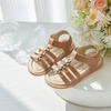 image:imageFelix amp Flora Toddler Girl Sandals Open Toe Dress Flats for Parties WeddingsBc295brown