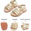 image:imageFelix amp Flora Toddler Girl Sandals Open Toe Dress Flats for Parties WeddingsBc295gold