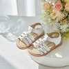 image:imageFelix amp Flora Toddler Girl Sandals Open Toe Dress Flats for Parties WeddingsBc295white