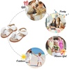 image:imageFelix amp Flora Toddler Girl Sandals Open Toe Dress Flats for Parties WeddingsBc298fl White