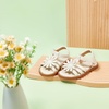 image:imageFelix amp Flora Toddler Girl Sandals Open Toe Dress Flats for Parties WeddingsBc306beige