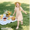 image:imageFelix amp Flora Toddler Girl Sandals Open Toe Dress Flats for Parties WeddingsBc306beige