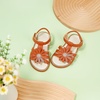 image:imageFelix amp Flora Toddler Girl Sandals Open Toe Dress Flats for Parties WeddingsBc306brown