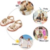 image:imageFelix amp Flora Toddler Girl Sandals Open Toe Dress Flats for Parties WeddingsBc306gold