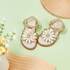 image:imageFelix amp Flora Toddler Girl Sandals Open Toe Dress Flats for Parties WeddingsBc306gold