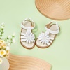 image:imageFelix amp Flora Toddler Girl Sandals Open Toe Dress Flats for Parties WeddingsBc306white