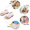 image:imageFelix amp Flora Toddler Girl Sandals Open Toe Dress Flats for Parties WeddingsBc306white