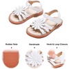 image:imageFelix amp Flora Toddler Girl Sandals Open Toe Dress Flats for Parties WeddingsBc306white