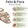 image:imageFelix amp Flora Toddler Girl Sandals Open Toe Dress Flats for Parties WeddingsBc315gold