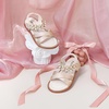 image:imageFelix amp Flora Toddler Girl Sandals Open Toe Dress Flats for Parties WeddingsBc323s Dark Nude