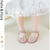 image:imageFelix amp Flora Toddler Girl Sandals Open Toe Dress Flats for Parties WeddingsBc323s Dark Nude