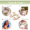 image:imageFelix amp Flora Toddler Girl Sandals Open Toe Dress Flats for Parties WeddingsBc323s Gold