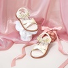 image:imageFelix amp Flora Toddler Girl Sandals Open Toe Dress Flats for Parties WeddingsBc323s Gold