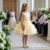 image:imageFelix amp Flora Toddler Girl Sandals Open Toe Dress Flats for Parties WeddingsBc323s Gold