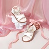 image:imageFelix amp Flora Toddler Girl Sandals Open Toe Dress Flats for Parties WeddingsBc323s Ivory