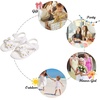 image:imageFelix amp Flora Toddler Girl Sandals Open Toe Flower Girl Soft Princess Flat ShoesBc304white