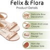 image:imageFelix amp Flora Toddler Girl Sandals Open Toe Flower Girl Soft Princess Flat ShoesBc324dark Nude