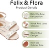 image:imageFelix amp Flora Toddler Girl Sandals Open Toe Flower Girl Soft Princess Flat ShoesBc324ivory White