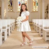 image:imageFelix amp Flora Toddler Girl Sandals Open Toe Flower Girl Soft Princess Flat ShoesBc324pl White