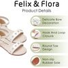 image:imageFelix amp Flora Toddler Girl Sandals Open Toe Flower Girl Soft Princess Flat ShoesBc324pl White